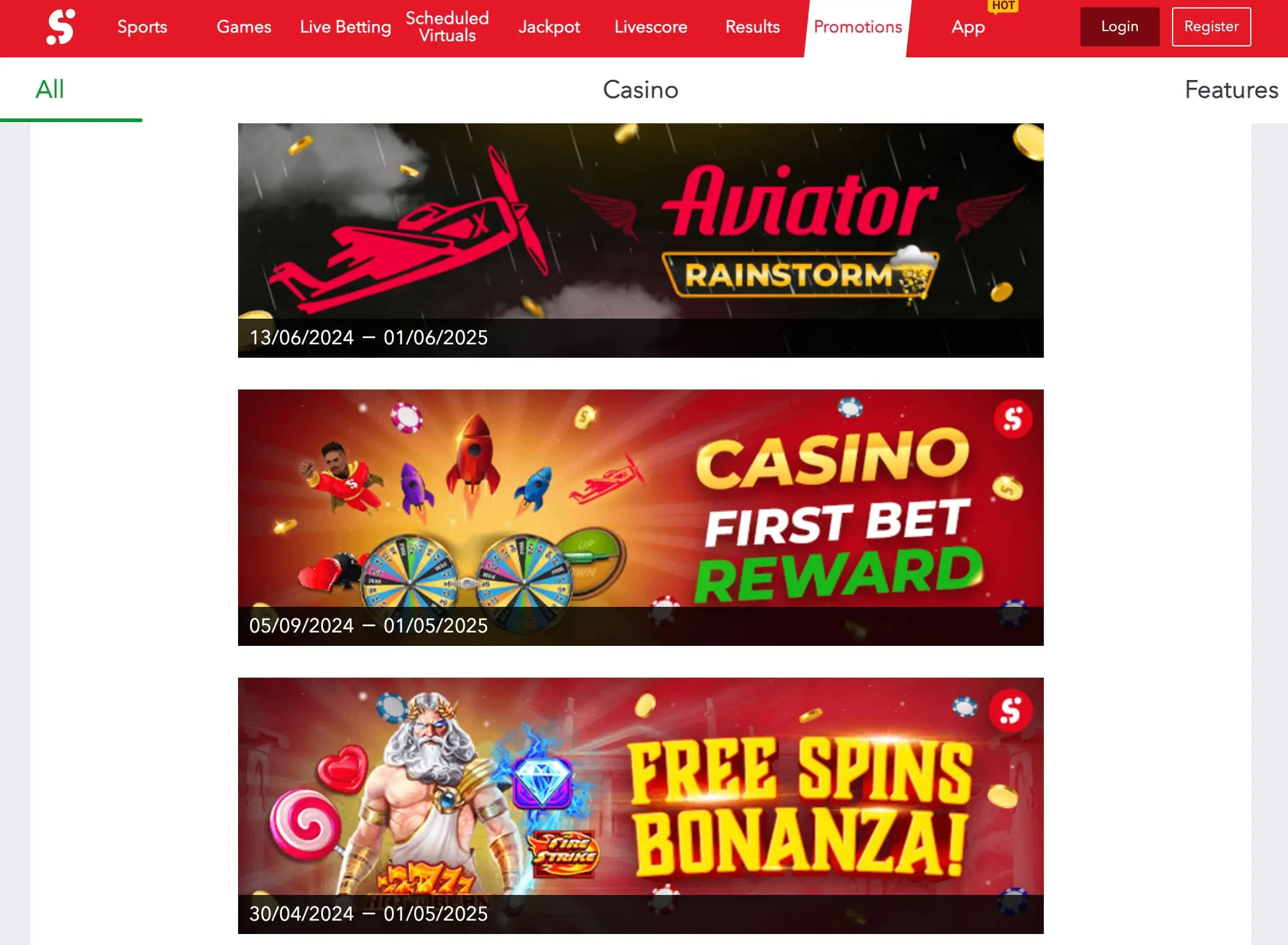 Bonuses and promotions on Sportybet Nigeria